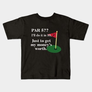 golf humour Kids T-Shirt